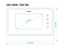 Видеодомофон Commax CDV-70 U