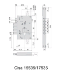 Электромеханический замок Cisa 15535.28.0
